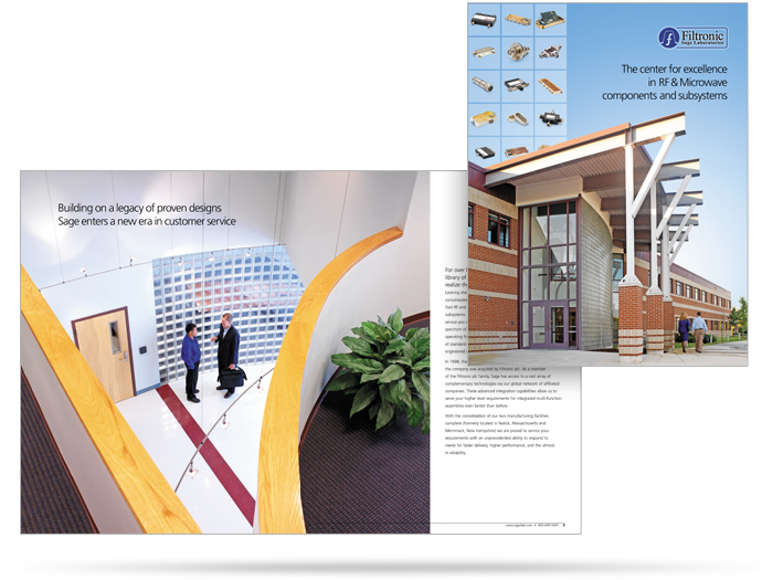 Filtronic Brochure Design